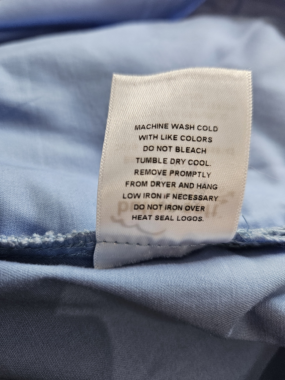 Butter light blue Butter-Soft Henley Scrub Top - Picture 6 of 7